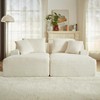 Dolonm 78.8" Double Sofa, Compressed Boneless Sofa Made of Corduroy, Requires No Installation,for Living Rooms Bedrooms - 4 of 4