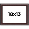 PosterPalooza | Linear Brown Picture Frame - UV Acrylic, Backing Board, Hanging Hardware Included - 2 of 4