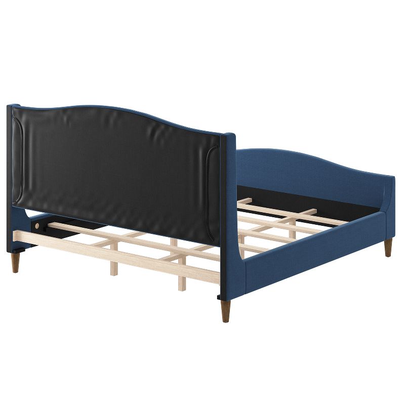 Dietrich Tufted Upholstered Bed with Headboard and Footboard | ARTFUL LIVING DESIGN, 5 of 10