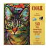 Sunsout Cookie Stained Glass Cat 550 pc Jigsaw Puzzle 71341 - 3 of 4
