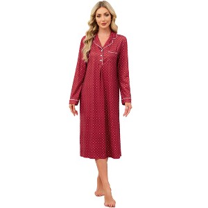 chinese dress ladies NEIWAI Women's Classic Cozy Padded Pajama Dress | White | Size Large