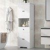 67.7" Tall Bathroom Storage Cabinet, Bathroom Floor Cabinet with Adjustable Shelves, Freestanding Storage Cabinet for Bathroom Living Room - 3 of 4