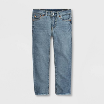 Levi's® Girls' High-Rise Ankle Straight Jeans - Blue Denim