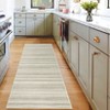 Area Rug Modern Minimalist Stripe Area Rug Bohemian Rug Low Pile Non Slip Non Shedding Indoor Floor Carpet Easy Cleaning for Bedroom Living Room - 3 of 4