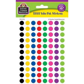 Gold Invitation Seal Dots 1 Round 25 mm - Dot Glitter Stickers - One inch Rounds Sparkly Sticker - 120 Pack