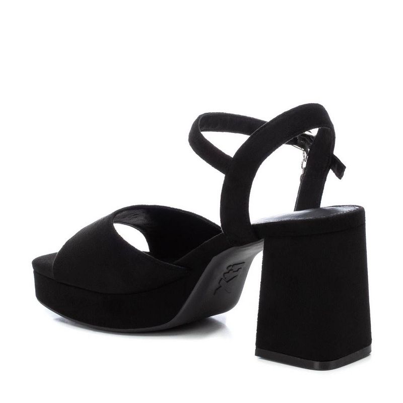 Xti Women's Heeled Suede Sandals With Platform 141471, 2 of 4