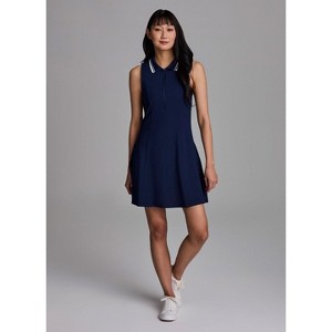 RBX Active Women's Ace It Tennis Dress | Navy | Extra Small