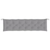 vidaXL Garden Bench Cushion Gray 78.7"x19.7"x2.8" Oxford Fabric - 4 of 4