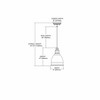 Elk Home Carolton 1 - Light Pendant in  Brushed Nickel - 4 of 4