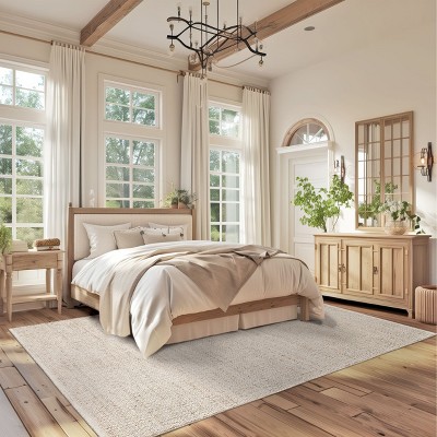 Handwoven Natural Jute and Cotton Blend Runner Rug