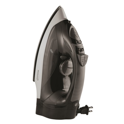 Brentwood Steam Iron With Retractable Cord In Black : Target