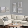 Madison Park 5pc Natural Essence Hand Embellished Abstract Gallery Canvas Wall Art Set: Modern Decor, MDF Frame - 3 of 4