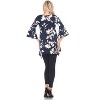 Women's Floral Printed Blanche Tunic Top with Pockets - White Mark - 3 of 3