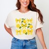 Simply Sage Market Coquette Lemons Pattern Bows Garment Dyed Tee - 3 of 4