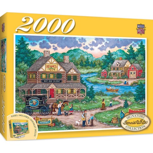 Masterpieces Inc Signature Series Adirondack Anglers 2000 Piece Jigsaw  Puzzle : Target