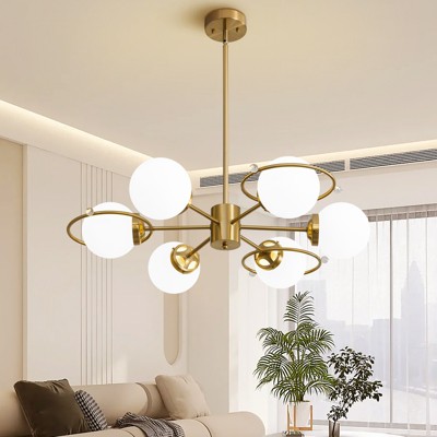 POWLIG 6 - Light Dimmable Linear Chandelier