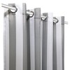 Commonwealth Seascapes Stripes Light Filtering Satiny Look Provide Privacy Grommet Outdoor Panel Pair, Alloy Grey - 3 of 4