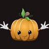 Men's Design By Humans Halloween Pumpkin Monster 6 By LironPeer T-Shirt - 2 of 4
