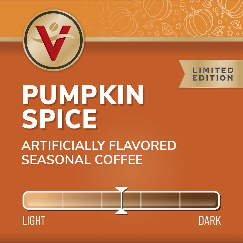 Victor Allen's Coffee Pumpkin Spice Flavored Single Serve Coffee Pods, 42 Ct, 3 of 11