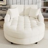 NicBex Oversized Chaise Lounge Sofa Couch with Tufted Seat & Detachable Pillows,Upholstered Sleeper Sofa for Living Room,Bedroom - 2 of 4