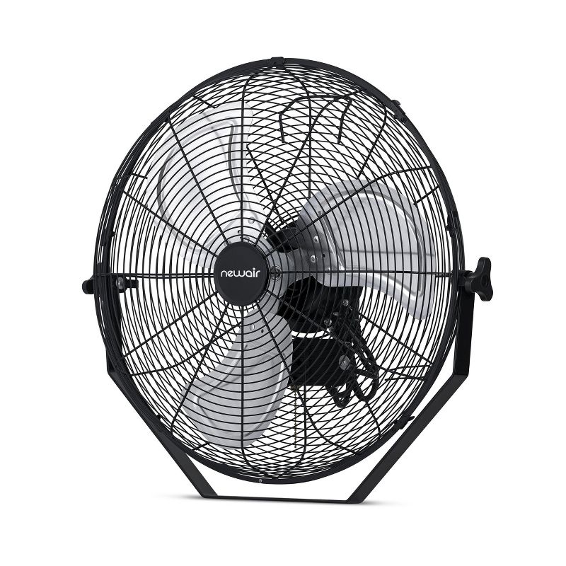 Newair 18" Outdoor High Velocity Wall Mounted Fan with 3 Fan Speeds and Adjustable Tilt Head, 1 of 12