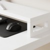 43" L Shaped Gaming Desk, Computer Desk with Power Outlets & Led Lights, Corner Desk with Monitor Stand - 4 of 4