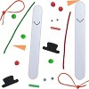 4E's Novelty 12 Pack Christmas Snowman Stick Ornament Craft Kit - Fun DIY Snowman Ornament Kit, Complete Snowman Popsicle Stick Craft for Ages 2-8 - 4 of 4