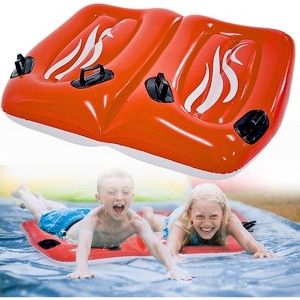 2-person Body Board Summer Toys for Kids, Inflatable Water Slides - Boogie Board for Beach guaranteed Summer Fun - 1 of 4