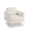 NixBex Modern Swivel Accent Chair with 360 Degrees Armchair Thick Padded Single Sofa Chair Upholstered Comfy Barrel Chair - 3 of 4