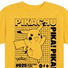 Boys' - Pokémon - Pikachu Electric Type Stats Short Sleeve Graphic T-Shirt - 2 of 4