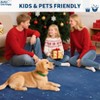 Christmas Snowflake Area Rug, Indoor Floor Carpet Washable with Non Slip Backing, Low Pile Stain Resistant Floor Mat for Living Room, Nursery - 4 of 4