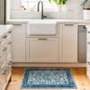 Washable Area Rug Vintage Foldable Thin Rug,Soft Low-Pile Non-Slip Stain Resistant Floor Indoor Outdoor Carpet - 3 of 4