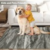 Area Rug Machine Washable Rug Abstract Carpet Stain Resistant Non-Slip Accent Rug Modern Abstract Living Room Rug Indoor Floor Cover for Dining Office - 4 of 4