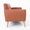 NicBex 67.25 Inch Mid-Century Loveseat Sofa with Wood Legs for Living Room,Small Space,Office,Apartment - 4 of 4