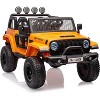 24V 2-Seater Kids Ride On Truck, Electric Car w/Remote, 2WD/4WD Switch, Suspension, LED Lights, Music, Storage Trunk - 2 of 4