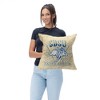 NCAA 26 x 26 New Wave Woven Tapestry Pillow South Dakota Jackrabbits - 2 of 4