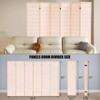 Patio Wooden Room Divider Panel, 67"Tall Folding Privacy Screen, Farmhouse Room Partition for Bedroom, Living Room, Home Office, Space Separator - 2 of 4