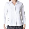 Women's Perfect Travel Curved Hem Shirt - habitat - 2 of 3