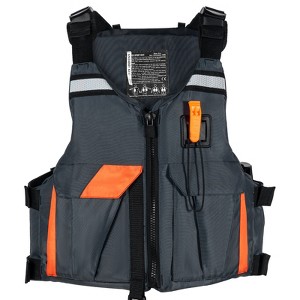 VEVOR Life Vest for Watersports (PFD), Life Jacket with Waterproof Nylon & 110N Buoyancy, Life Vest/Jacket for Any Water Activity-Fishing, Kayaking - 1 of 4