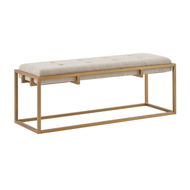 Padma Accent Bench Brown/Antique Bronze - Madison Park, 3 of 9
