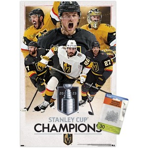 Trends International NHL Vegas Golden Knights - 2023 Stanley Cup Champions Unframed Wall Poster Prints - 1 of 4