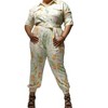 Women's Belted Cargo Jumpsuit - L'ATISTE - 3 of 3