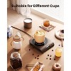 FAAYFIAN 50W Coffee Mug Warmer for Desk, 3 Temp Settings with Ambient Lights, 2¨C10H Auto Shutoff Cup Warmer for Coffee, Tea, Milk & Candles - 4 of 4