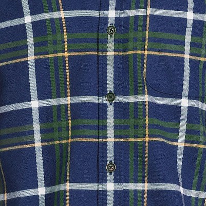 deep sea navy/green plaid