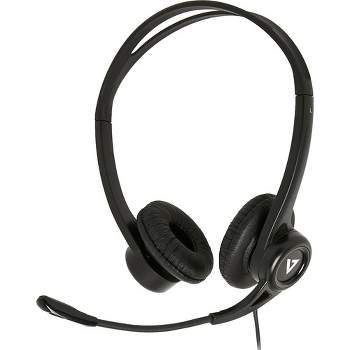 V7 HU311-2NP Headset - Stereo - USB - Wired - 32 Ohm - 20 Hz - 20 kHz - Over-the-head - Binaural - Supra-aural - 5.91 ft Cable