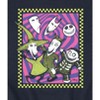 Men's - The Nightmare Before Christmas - Boogie Boys Lock Shock Barrel Retro Swirl Graphic Fleece Sweatshirt - 2 of 4