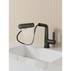 Pull-Out Lift LED Temperature Digital Display Bathroom Basin Faucet - 4 of 4