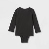 Toddler Long Sleeve Bodysuit - Cat & Jack™ Black - 2 of 4