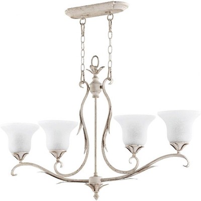 Quorum Lighting Flora 4-Light Persian White Chandelier