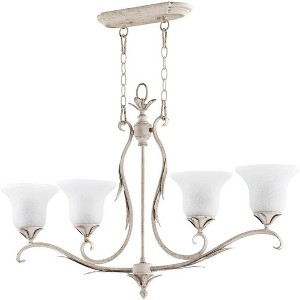 Quorum Lighting Flora 4-Light Persian White Chandelier - 1 of 1